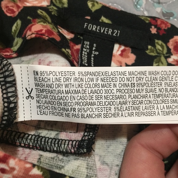 Floral print stretchy shorts - Picture 4 of 8